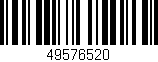 Código de barras (EAN, GTIN, SKU, ISBN): '49576520'