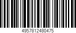 Código de barras (EAN, GTIN, SKU, ISBN): '4957812480475'