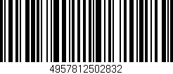 Código de barras (EAN, GTIN, SKU, ISBN): '4957812502832'