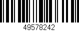 Código de barras (EAN, GTIN, SKU, ISBN): '49578242'