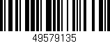Código de barras (EAN, GTIN, SKU, ISBN): '49579135'