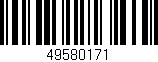 Código de barras (EAN, GTIN, SKU, ISBN): '49580171'