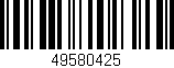 Código de barras (EAN, GTIN, SKU, ISBN): '49580425'