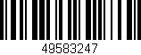 Código de barras (EAN, GTIN, SKU, ISBN): '49583247'