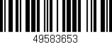 Código de barras (EAN, GTIN, SKU, ISBN): '49583653'