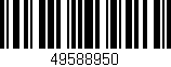 Código de barras (EAN, GTIN, SKU, ISBN): '49588950'