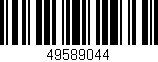 Código de barras (EAN, GTIN, SKU, ISBN): '49589044'