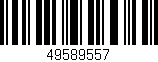 Código de barras (EAN, GTIN, SKU, ISBN): '49589557'