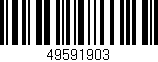 Código de barras (EAN, GTIN, SKU, ISBN): '49591903'