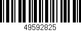 Código de barras (EAN, GTIN, SKU, ISBN): '49592825'