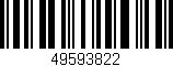 Código de barras (EAN, GTIN, SKU, ISBN): '49593822'