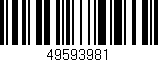 Código de barras (EAN, GTIN, SKU, ISBN): '49593981'