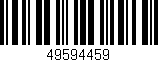 Código de barras (EAN, GTIN, SKU, ISBN): '49594459'