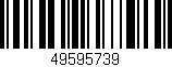 Código de barras (EAN, GTIN, SKU, ISBN): '49595739'