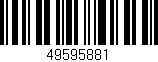 Código de barras (EAN, GTIN, SKU, ISBN): '49595881'
