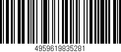 Código de barras (EAN, GTIN, SKU, ISBN): '4959619835281'