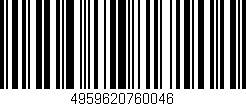 Código de barras (EAN, GTIN, SKU, ISBN): '4959620760046'
