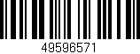 Código de barras (EAN, GTIN, SKU, ISBN): '49596571'
