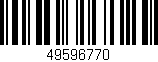 Código de barras (EAN, GTIN, SKU, ISBN): '49596770'