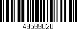 Código de barras (EAN, GTIN, SKU, ISBN): '49599020'