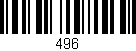 Código de barras (EAN, GTIN, SKU, ISBN): '496'