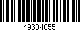 Código de barras (EAN, GTIN, SKU, ISBN): '49604855'