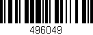 Código de barras (EAN, GTIN, SKU, ISBN): '496049'