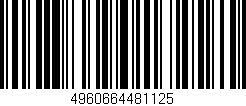 Código de barras (EAN, GTIN, SKU, ISBN): '4960664481125'