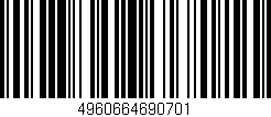 Código de barras (EAN, GTIN, SKU, ISBN): '4960664690701'