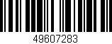 Código de barras (EAN, GTIN, SKU, ISBN): '49607283'