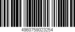 Código de barras (EAN, GTIN, SKU, ISBN): '4960759023254'