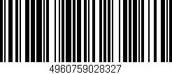 Código de barras (EAN, GTIN, SKU, ISBN): '4960759028327'