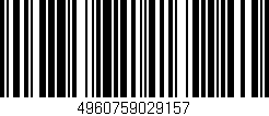 Código de barras (EAN, GTIN, SKU, ISBN): '4960759029157'