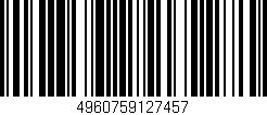 Código de barras (EAN, GTIN, SKU, ISBN): '4960759127457'