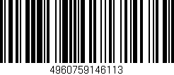 Código de barras (EAN, GTIN, SKU, ISBN): '4960759146113'