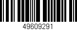 Código de barras (EAN, GTIN, SKU, ISBN): '49609291'