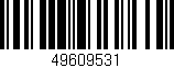 Código de barras (EAN, GTIN, SKU, ISBN): '49609531'