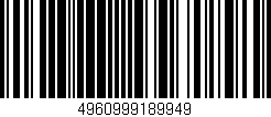 Código de barras (EAN, GTIN, SKU, ISBN): '4960999189949'