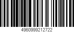 Código de barras (EAN, GTIN, SKU, ISBN): '4960999212722'