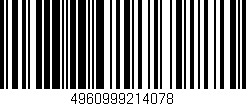 Código de barras (EAN, GTIN, SKU, ISBN): '4960999214078'
