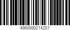 Código de barras (EAN, GTIN, SKU, ISBN): '4960999214207'