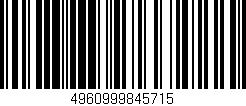Código de barras (EAN, GTIN, SKU, ISBN): '4960999845715'