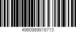 Código de barras (EAN, GTIN, SKU, ISBN): '4960999919713'