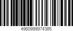 Código de barras (EAN, GTIN, SKU, ISBN): '4960999974385'