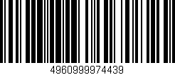 Código de barras (EAN, GTIN, SKU, ISBN): '4960999974439'
