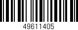 Código de barras (EAN, GTIN, SKU, ISBN): '49611405'