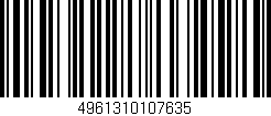 Código de barras (EAN, GTIN, SKU, ISBN): '4961310107635'