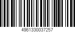 Código de barras (EAN, GTIN, SKU, ISBN): '4961330037257'