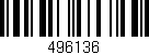 Código de barras (EAN, GTIN, SKU, ISBN): '496136'