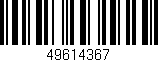 Código de barras (EAN, GTIN, SKU, ISBN): '49614367'